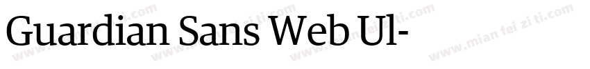 Guardian Sans Web Ul字体转换